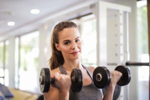 woman weightlifting